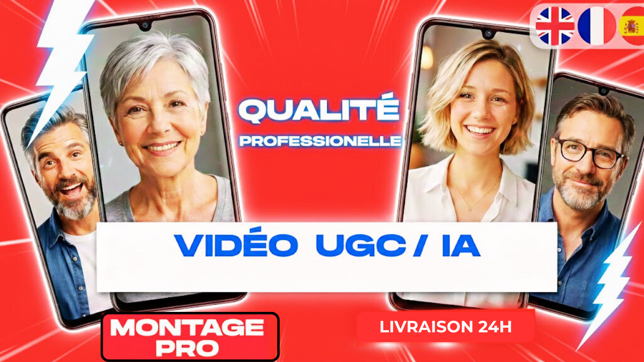 Je vais réaliser votre publicité ou témoignange UGC réaliste avec l'IA