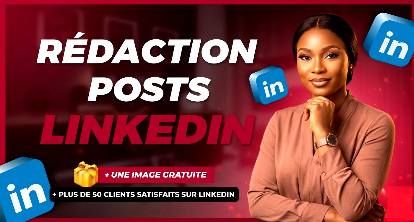 Je vais rédiger vos posts LinkedIn  pour attirer des prospects qualifiés, 