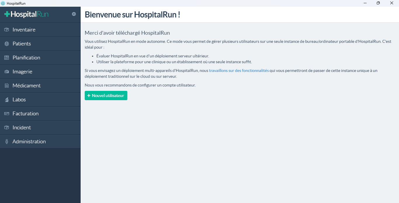 Traduction de l’application HospitalRun (open-source)