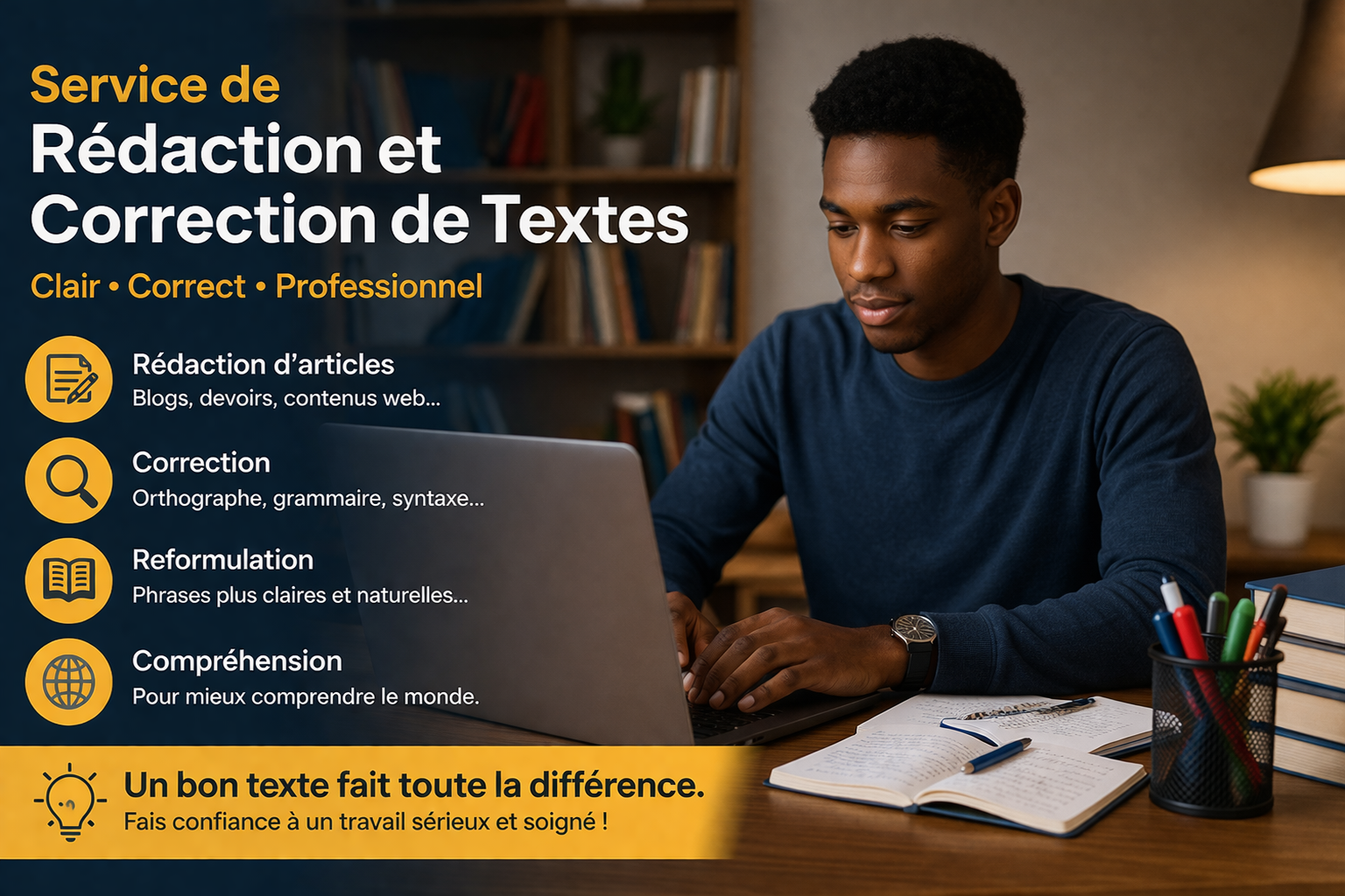 Rédaction, description et traduction 