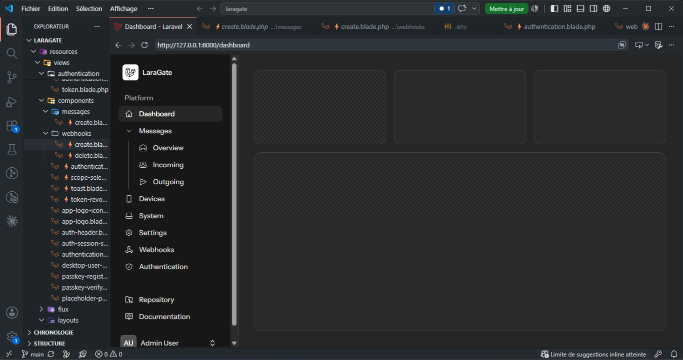 Conception de plateformes web sur mesure, puissantes et évolutives Laravel...